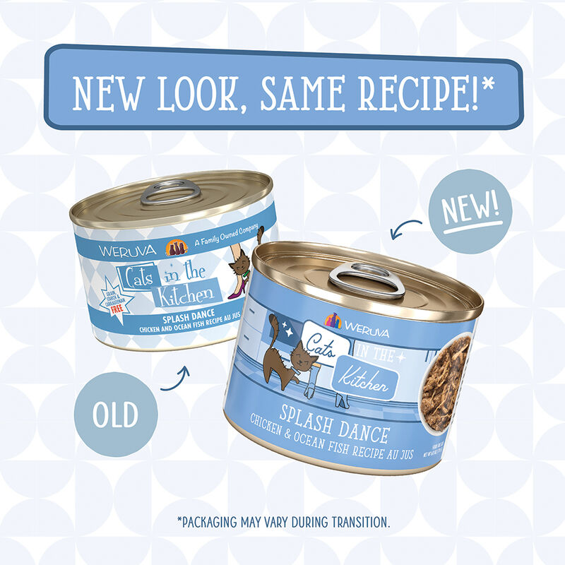 Weruva, Can Feline -Splash Dance-Ckn&Ocean Fish-170g - Minced - Wet Cat Food image number null