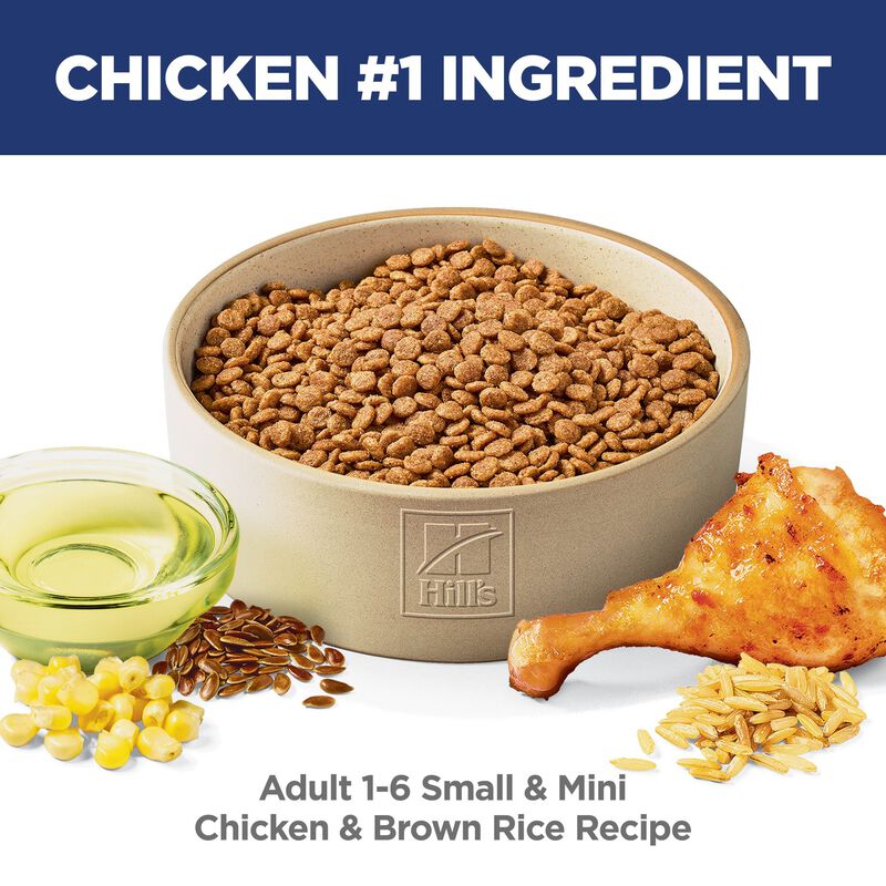 Science Diet, Adult Small & Mini Chicken Meal & Rice Recipe - Dry Dog Food image number null