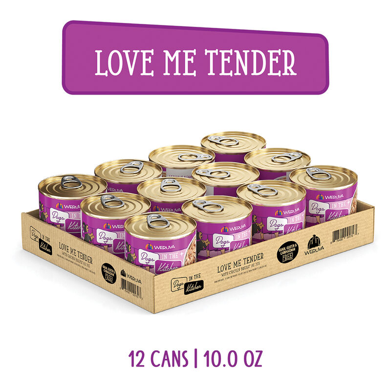 Weruva, Can, Adult - Luv Me Tender - 283 g - Minced - Wet Dog Food image number null