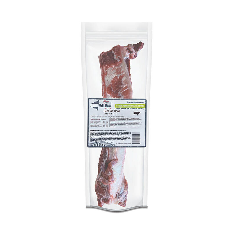 Iron Will Raw, Beef Rib Bone - 1 pc image number null