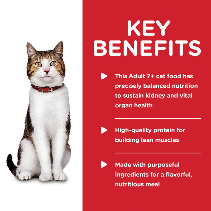 Science Diet, Adult 7+ Savory Chicken Canned Cat Food, 156 g - Wet Cat Food image number null