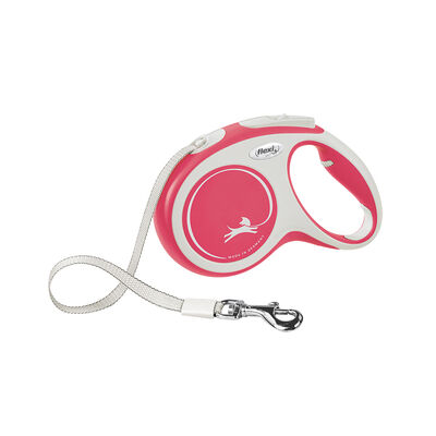 Flexi, Comfort Tape Leash - Red - 5 m