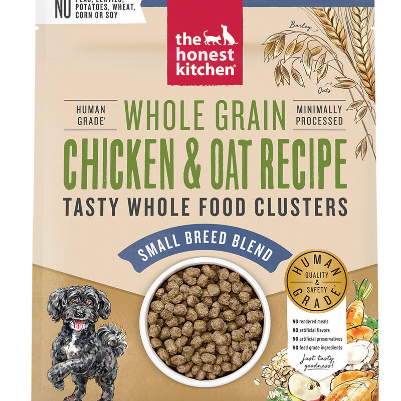 The Honest Kitchen, Small Breed, Whole Food Clusters, Whole Grain Chicken & Oat Recipe - Dry Dog Foo image number null