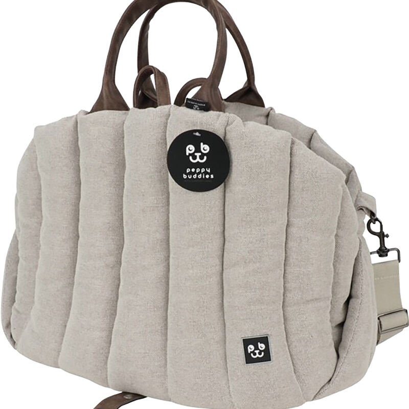 Peppy Buddies, Dog Carrier Bag/Bed - Beige image number null