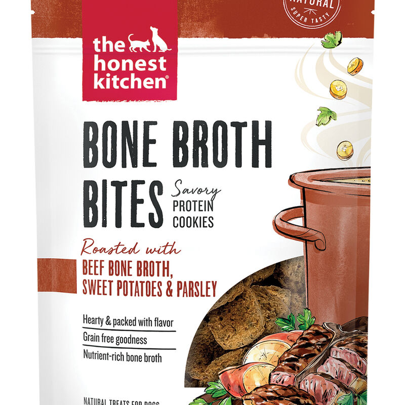 The Honest Kitchen, Bone Broth Bites, Beef - Dog Treat image number null