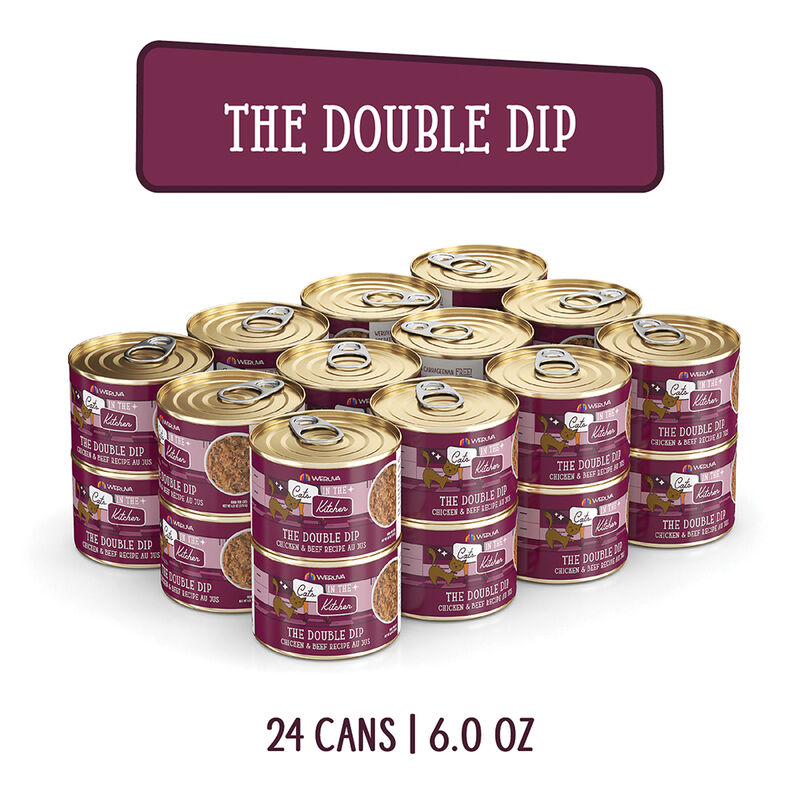 Weruva, Can Feline  - The Double Dip-Chkn&Beef - 170g - Minced - Wet Cat Food image number null