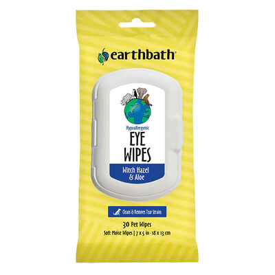 Earthbath, Hypoallegenic Grooming Wipes - Eye Wipes -30ct