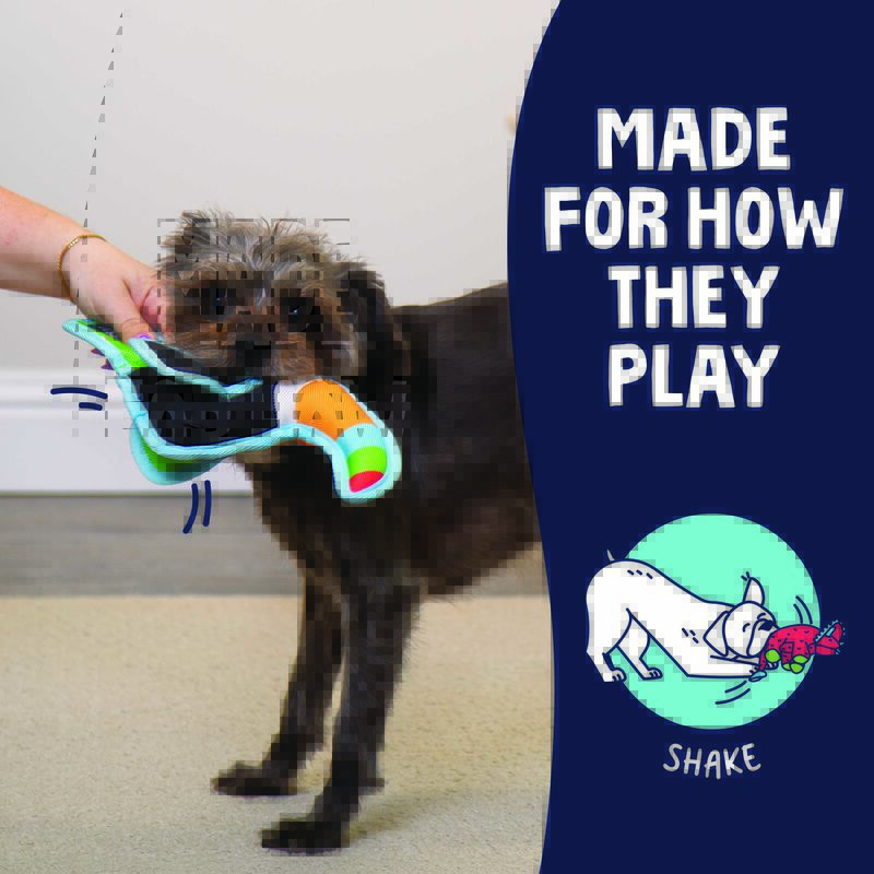 goDog Flap 'N Fun Tico Toucan - Dog Toy image number null