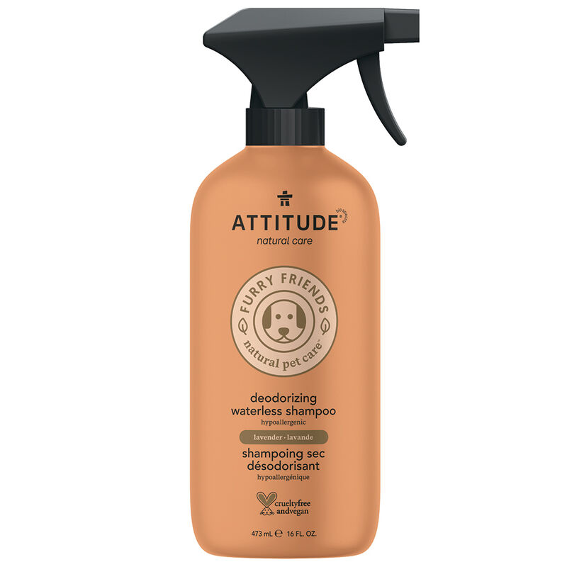 Furry Friends - Natural Pet Care, Deodorizing & Itch Soothing Waterless Shampoo - Lavender - 473 ml image number null