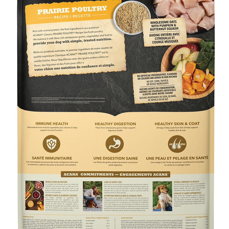 Acana, Dog Classics Prairie Poultry - Dry Dog Food image number null