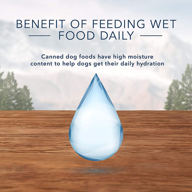 Blue Buffalo, Canned Dog Food, Wilderness, Duck & Chicken Grill - 354 g - Wet Dog Food image number null