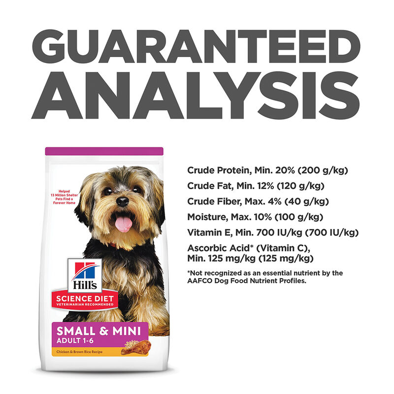 Science Diet, Adult Small Paws Chicken Meal & Rice Recipe Dry Dog Food, 2.04 kg - Dry Dog Food image number null