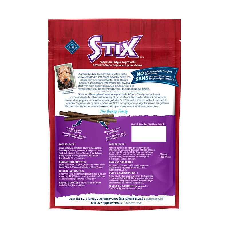 Blue Buffalo, Stix - Apple & Lamb - 170 g - Dog Treat image number null