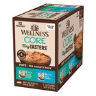 Wellness, Pouch, Feline Adult - Core Grain Free Tiny Tasters Pate Variety Pack - Sea - 50 g - 12 pk  image number null