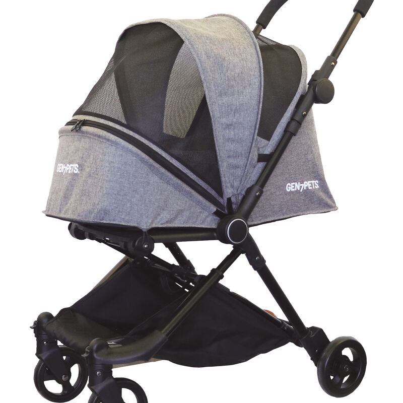 Gen7Pets, Genius City Pet Stroller - Heather Black image number null