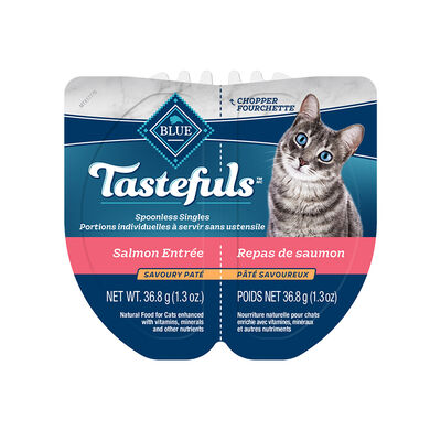 Blue Buffalo, Adult Feline - Tastefuls Spoonless - Salmon Pate - 73 g - Wet Cat Food