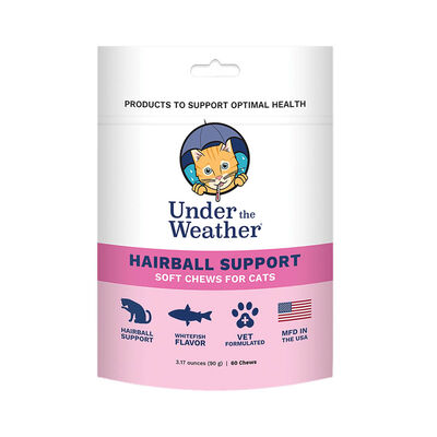 Under the Weather, Hairball Support Soft Chews - 60ct