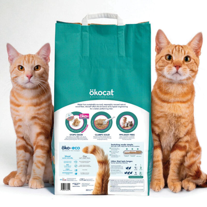 Okocat Natural Wood Multi-Cat Litter image number null