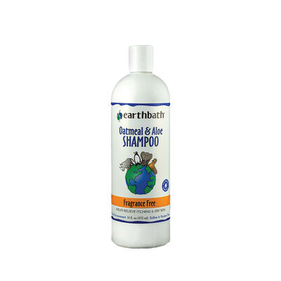 Earthbath, Oatmeal & Aloe Shampoo - Fragrance Free - 16 oz