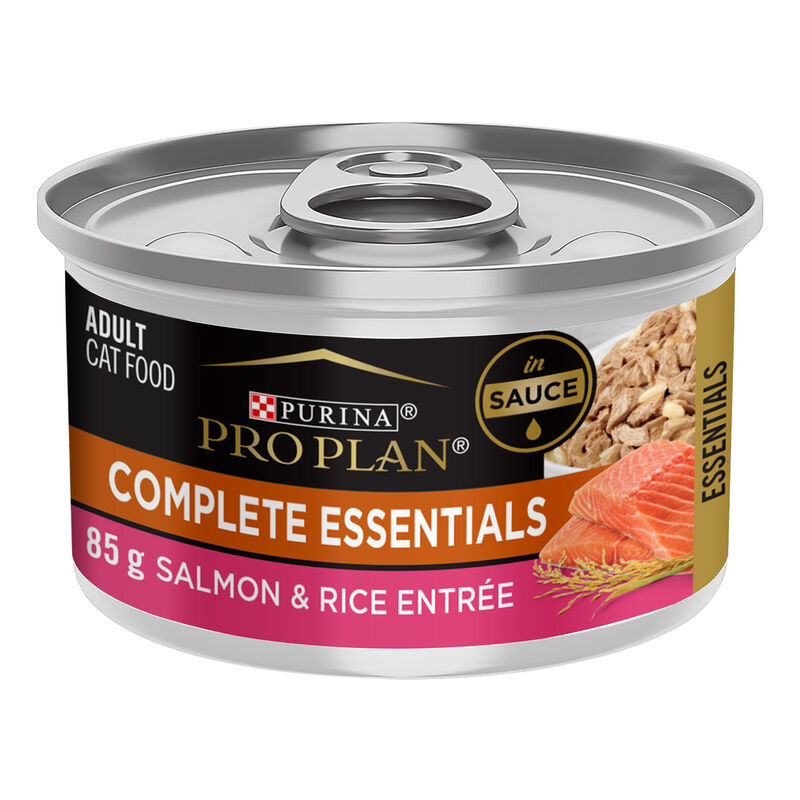 Pro Plan Wet Cat Complete Essentials Salmon & Rice Entr&eacute;e 85g image number null