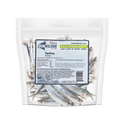 Iron Will Raw, Sardines - 454 g