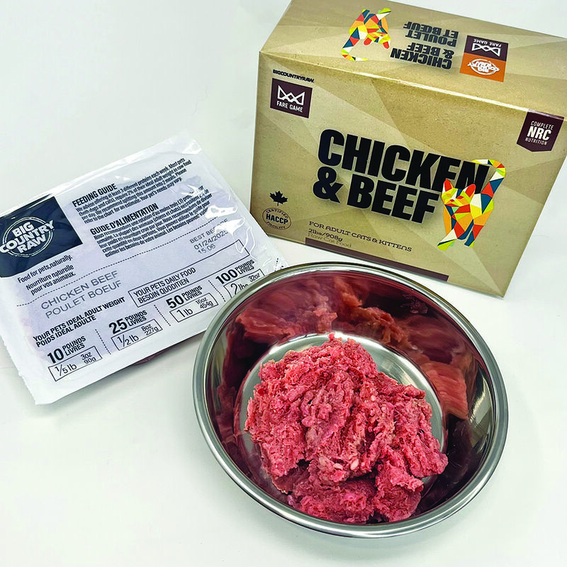Big Country Raw, Fare Game - Chicken and Beef - 4 x 1/2 lb - Frozen Cat Food image number null