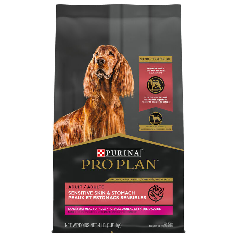 Purina Pro Plan Specialized Sensitive Skin & Stomach Adult, Lamb & Oat Meal Dry Dog Food 7.26kg image number null