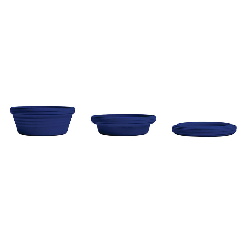 Ren's Collapsible Travel Bowl - Navy Blue image number null
