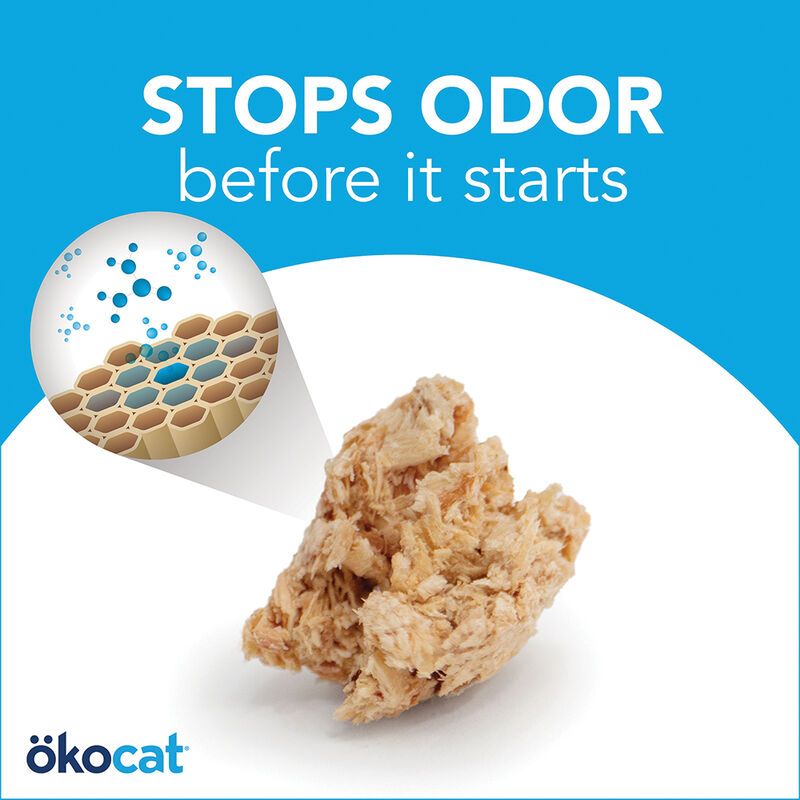 Okocat, Natural Wood Clumping Litter - 4.5 kg image number null