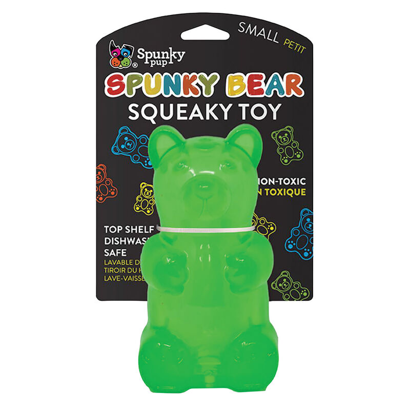 Spunky Pup, Spunky Bear - Squeaky Toy image number null