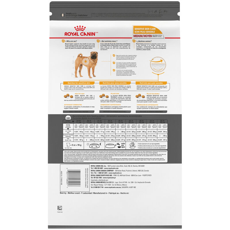Royal Canin, Size Health Nutrition Medium Sensitive Skin Care - Dry Dog Food image number null