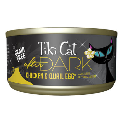 Tiki Cat, Can, Feline Adult - After Dark - Chicken & Quail Egg - 79 g