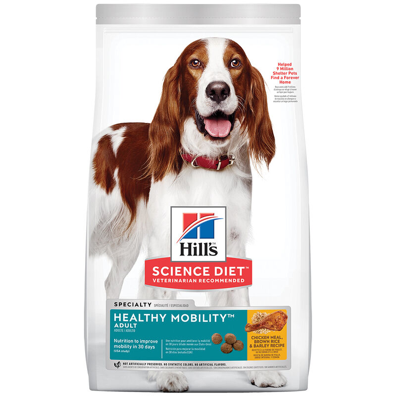 Science Diet, Adult Healthy Mobility Dog Food, Chicken Meal & Rice Recipe Dry Dog Food - Dry Dog Foo image number null