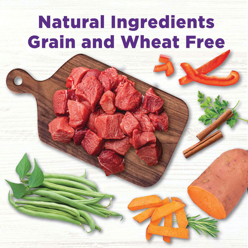 Wellness, Bowl Boosters - Hearty Toppers - Beef & Green Beans in Bone Broth - 156 g - Wet Dog Food image number null