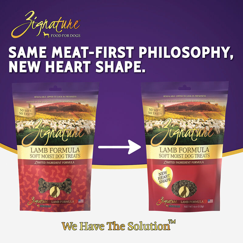 Zignature, Soft Moist Treats - Limited Ingredient - Grain Free - Lamb - 113 g image number null
