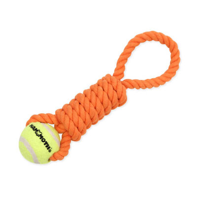 Mammoth, Twister Pull Tug with Ball - Mini - 10"