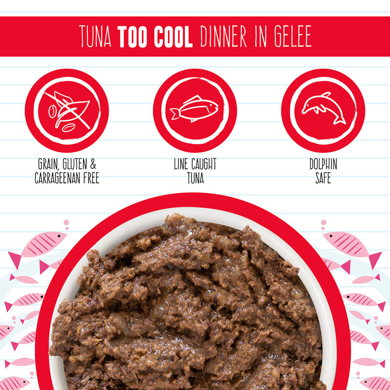 Weruva, Can Feline  - Tuna Too Cool - 156 g - Minced - Wet Cat Food image number null