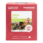 Red Dog Blue Kat, Foundations Turkey 4x0.25lb - Frozen Dog Food image number null