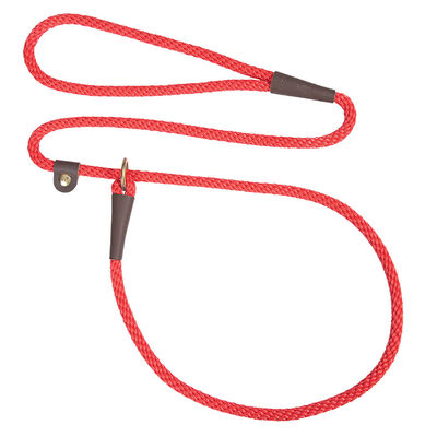 Mendota, Small Slip Lead - Red - 3/8" Width - 6'