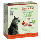 Almo Nature, HQS Cat Supportive - Digestive Chicken Recipe with Pumpkin in Gravy - Wet Cat Food image number null