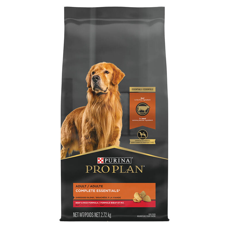 Pro Plan, Adult - Shredded Blend - Beef & Rice - 2.72 kg - Dry Dog Food image number null