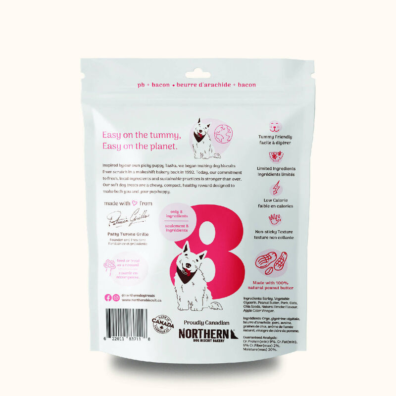 Northern Biscuit, Softies Peanut Butter & Bacon - 170 g - Dog Treat image number null