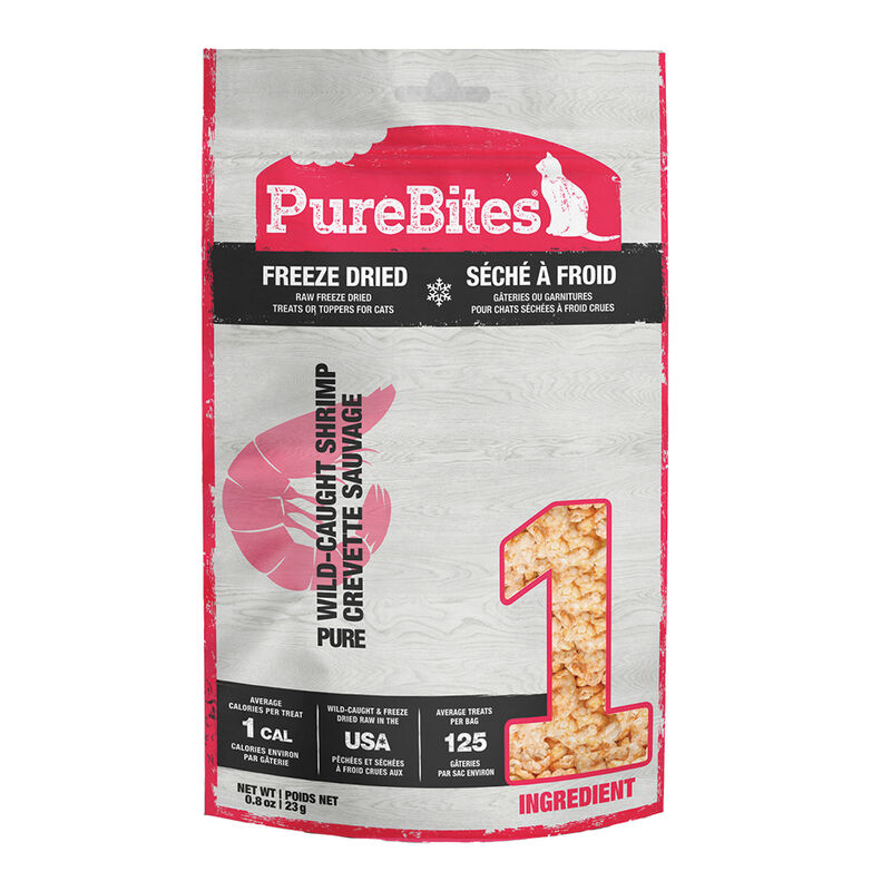 PureBites, Value Size Cat Treats - Shrimp - 11 g - Freeze Dried Cat Treat image number null