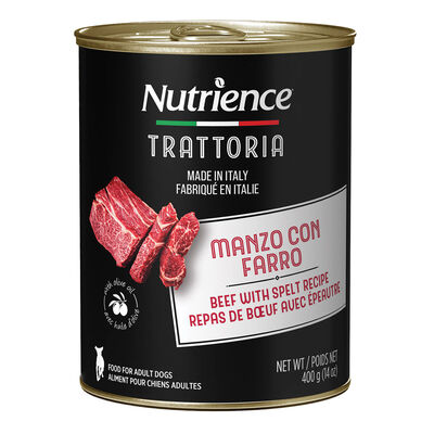 Nutrience, Trattoria - Beef with Spelt Recipe - Wet Dog Food