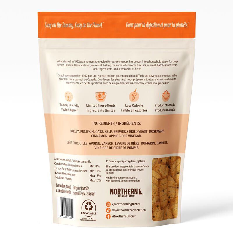 Northern Biscuit, Wheat Free Pumpkin Pie - 1.36 kg - Dog Biscuit image number null
