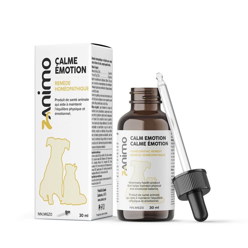 Zanimo, Calm Emotion Homeopathic Remedy &ndash; 30 ml &ndash; Pet Supplement image number null