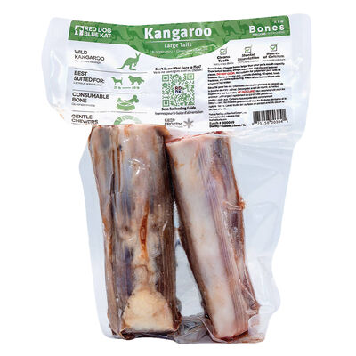 Red Dog Blue Kat, Kangaroo Tail Medium Frozen Bone 2pk - Frozen Dog Food