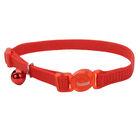 Cat Collar Adjustable Breakaway Snag Proof - Red - 3/8x8-12" image number null
