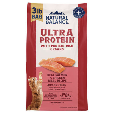 Natural Balance, Ultra Protein - Salmon & Chicken Meal Recipe - Dry Cat Food