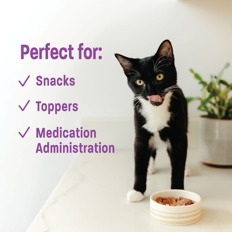 Wellness, Lickable Puree GF Treats - Tuna - 72 g - Cat Treats image number null